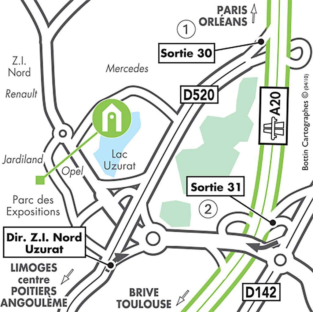 Отель Campanile Limoges Nord Удобства фото